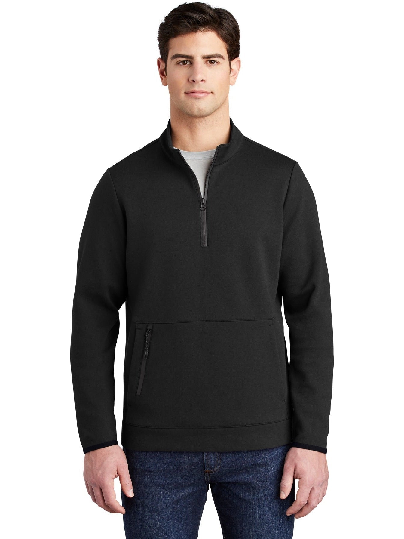 Sport-Tek Triumph 1/4-Zip Pullover-Regular-Sport-Tek-Black-S-Thread Logic