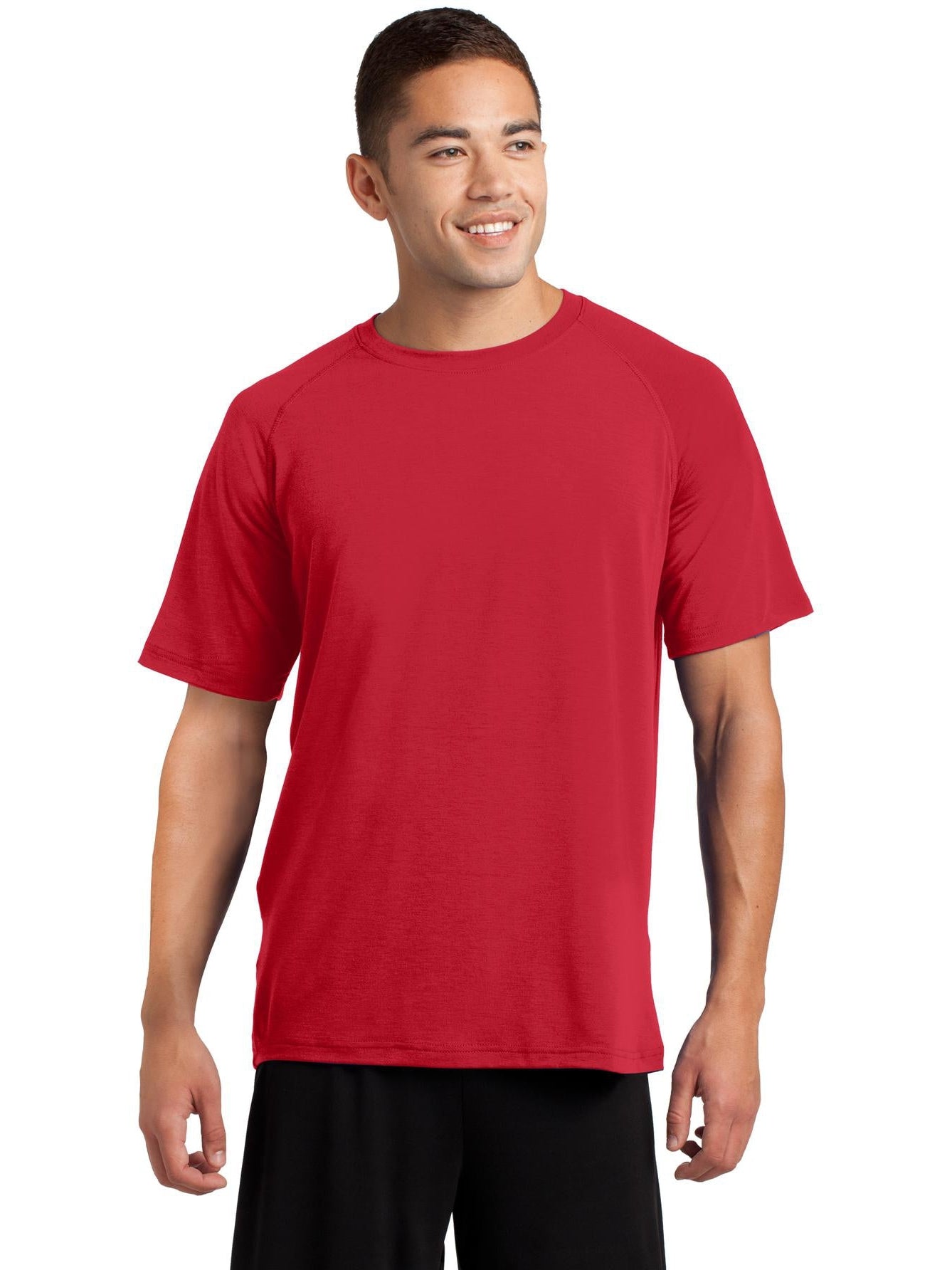 Sport-Tek Ultimate Performance Crew-Regular-Sport-Tek-True Red-S-Thread Logic