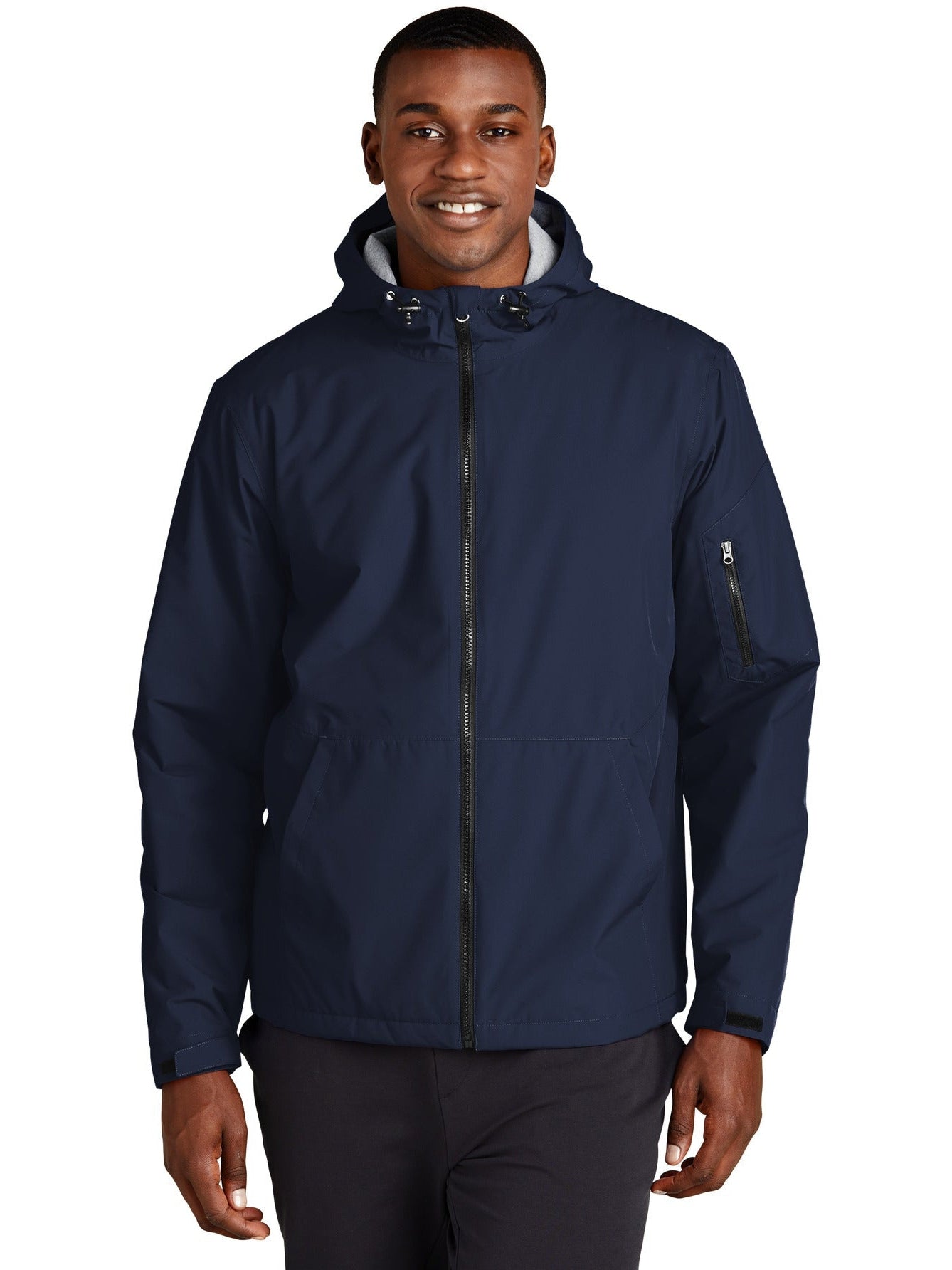 Sport-Tek Waterproof Insulated Jacket-Regular-Sport-Tek-True Navy-S-Thread Logic
