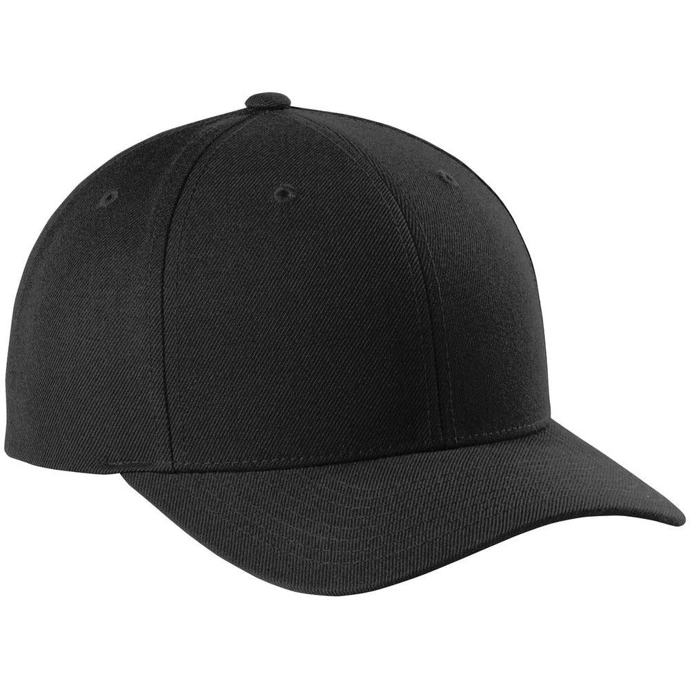 no-logo Sport-Tek Yupoong Curve Bill Snapback Cap