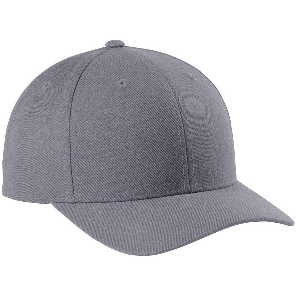 no-logo Sport-Tek Yupoong Curve Bill Snapback Cap