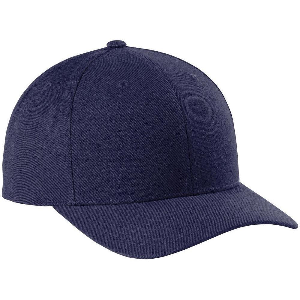 no-logo Sport-Tek Yupoong Curve Bill Snapback Cap