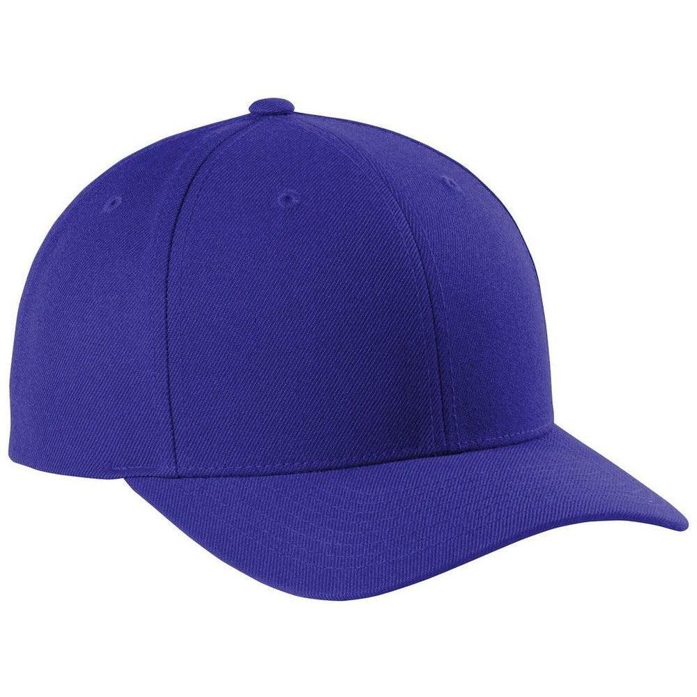 no-logo Sport-Tek Yupoong Curve Bill Snapback Cap