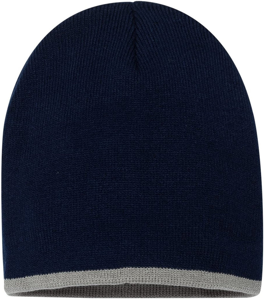 no-logo Sportsman 8" Bottom-Striped Knit Beanie-Headwear - Winter-Sportsman-Thread Logic