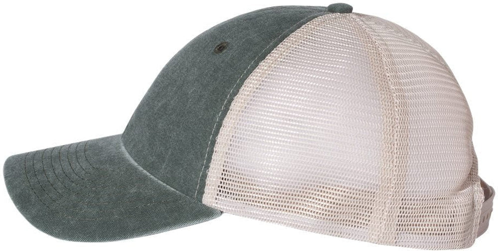 no-logo Sportsman Pigment-Dyed Trucker Cap-Headwear-Sportsman-Thread Logic