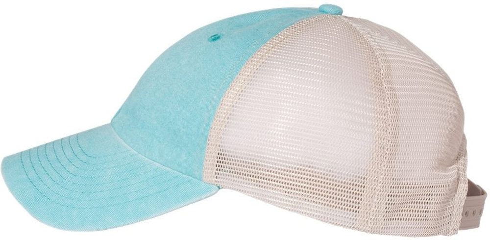 no-logo Sportsman Pigment-Dyed Trucker Cap-Headwear-Sportsman-Thread Logic