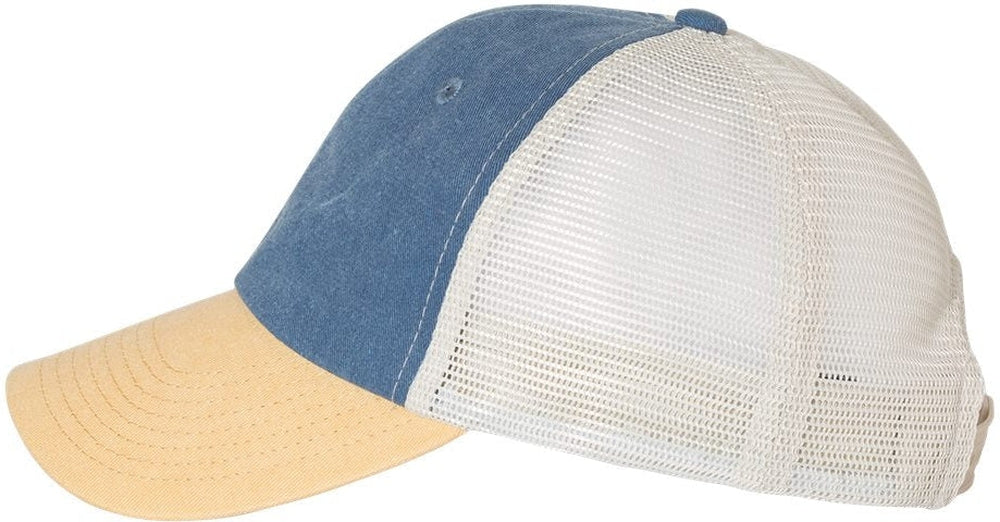 no-logo Sportsman Pigment-Dyed Trucker Cap-Headwear-Sportsman-Thread Logic