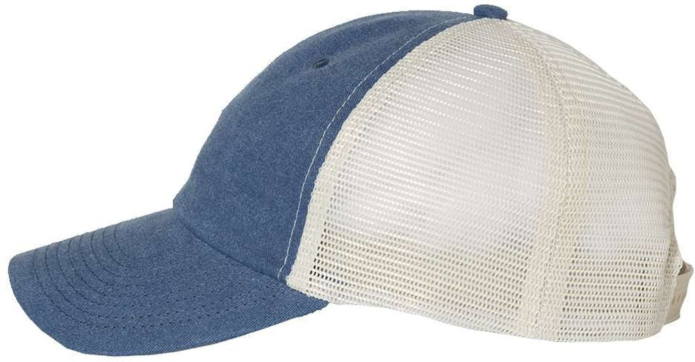 no-logo Sportsman Pigment-Dyed Trucker Cap-Headwear-Sportsman-Thread Logic