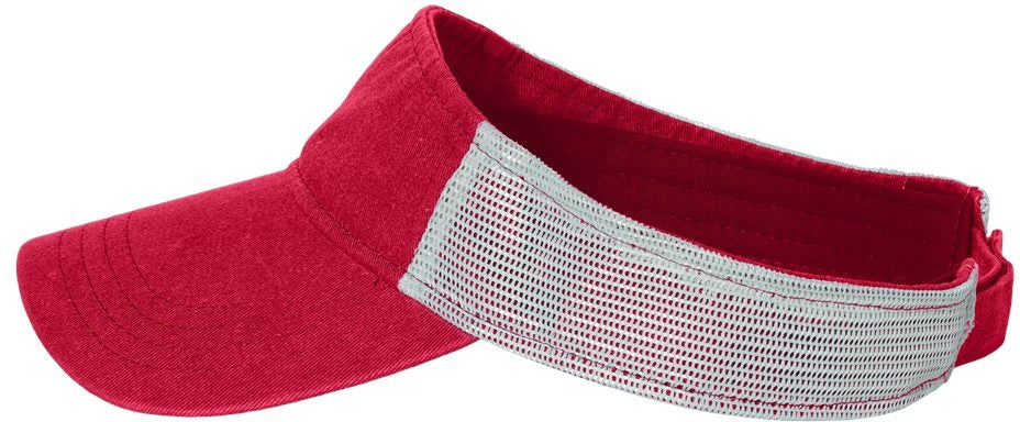 no-logo Sportsman Pigment-Dyed Trucker Visor-Headwear-Sportsman-Thread Logic