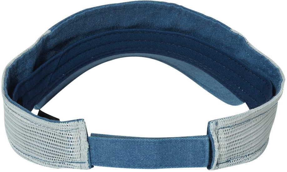 no-logo Sportsman Pigment-Dyed Trucker Visor-Headwear-Sportsman-Thread Logic