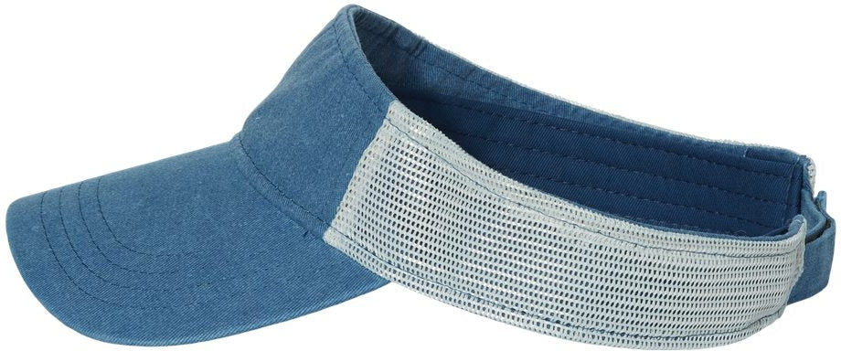 no-logo Sportsman Pigment-Dyed Trucker Visor-Headwear-Sportsman-Thread Logic