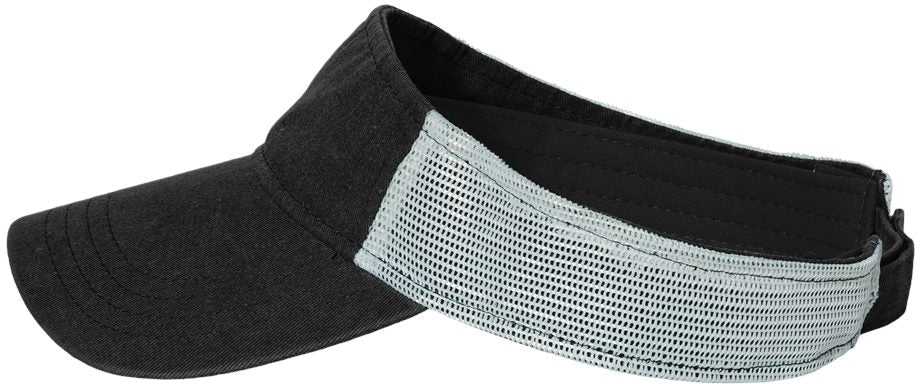 no-logo Sportsman Pigment-Dyed Trucker Visor-Headwear-Sportsman-Thread Logic