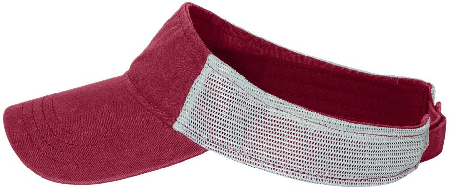 no-logo Sportsman Pigment-Dyed Trucker Visor-Headwear-Sportsman-Thread Logic