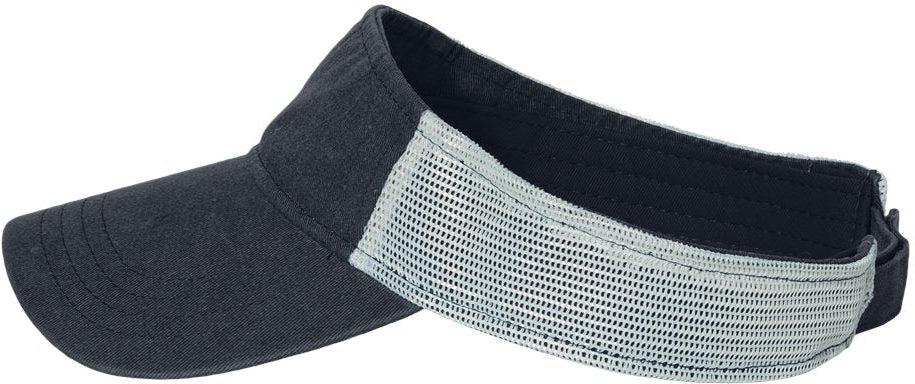 no-logo Sportsman Pigment-Dyed Trucker Visor-Headwear-Sportsman-Thread Logic