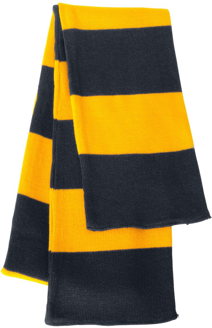 no-logo Sportsman Rugby-Striped Knit Scarf-Headwear - Winter-Sportsman-Thread Logic