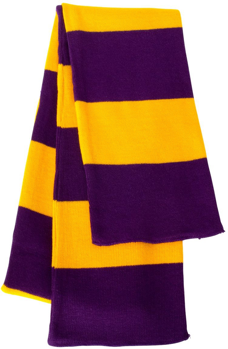 no-logo Sportsman Rugby-Striped Knit Scarf-Headwear - Winter-Sportsman-Thread Logic