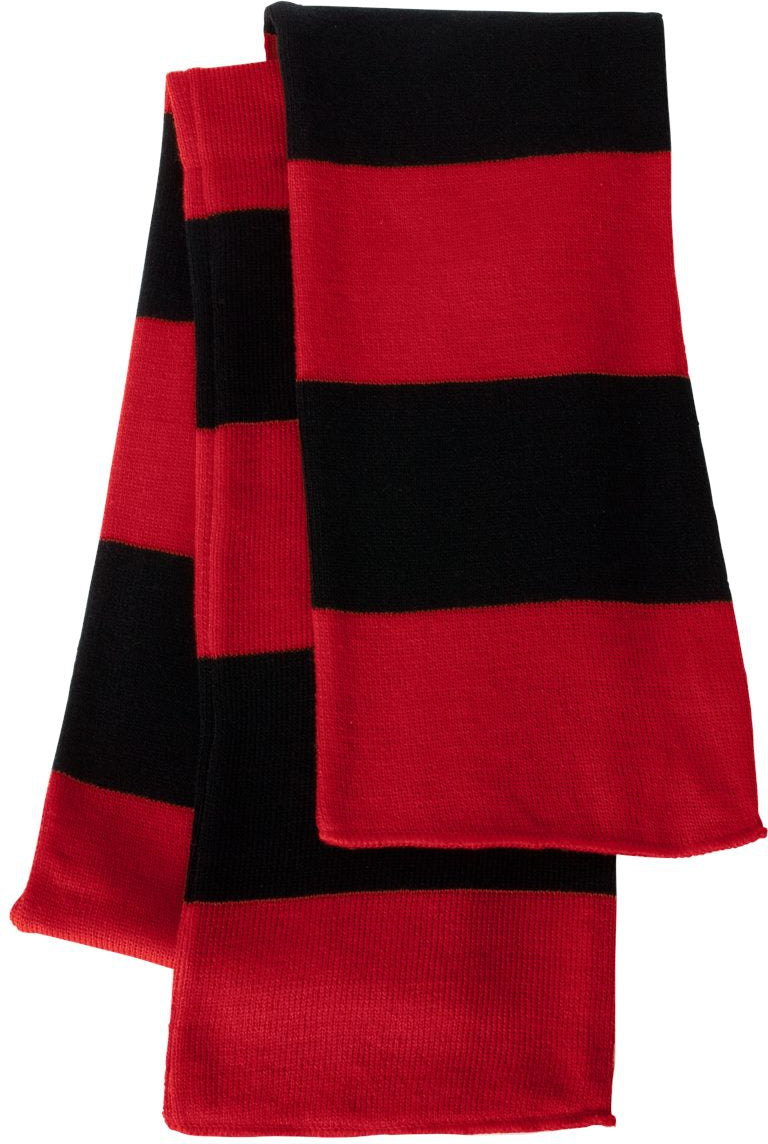 no-logo Sportsman Rugby-Striped Knit Scarf-Headwear - Winter-Sportsman-Thread Logic