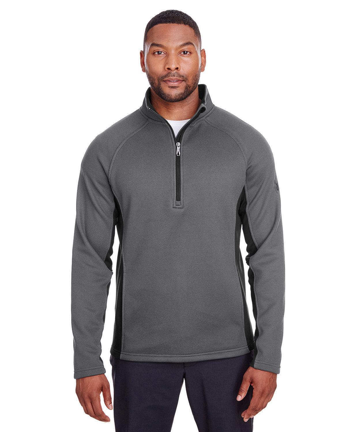 Spyder Constant Half-Zip Sweater-Men's Layering-Spyder-Polar/Black-S-Thread Logic