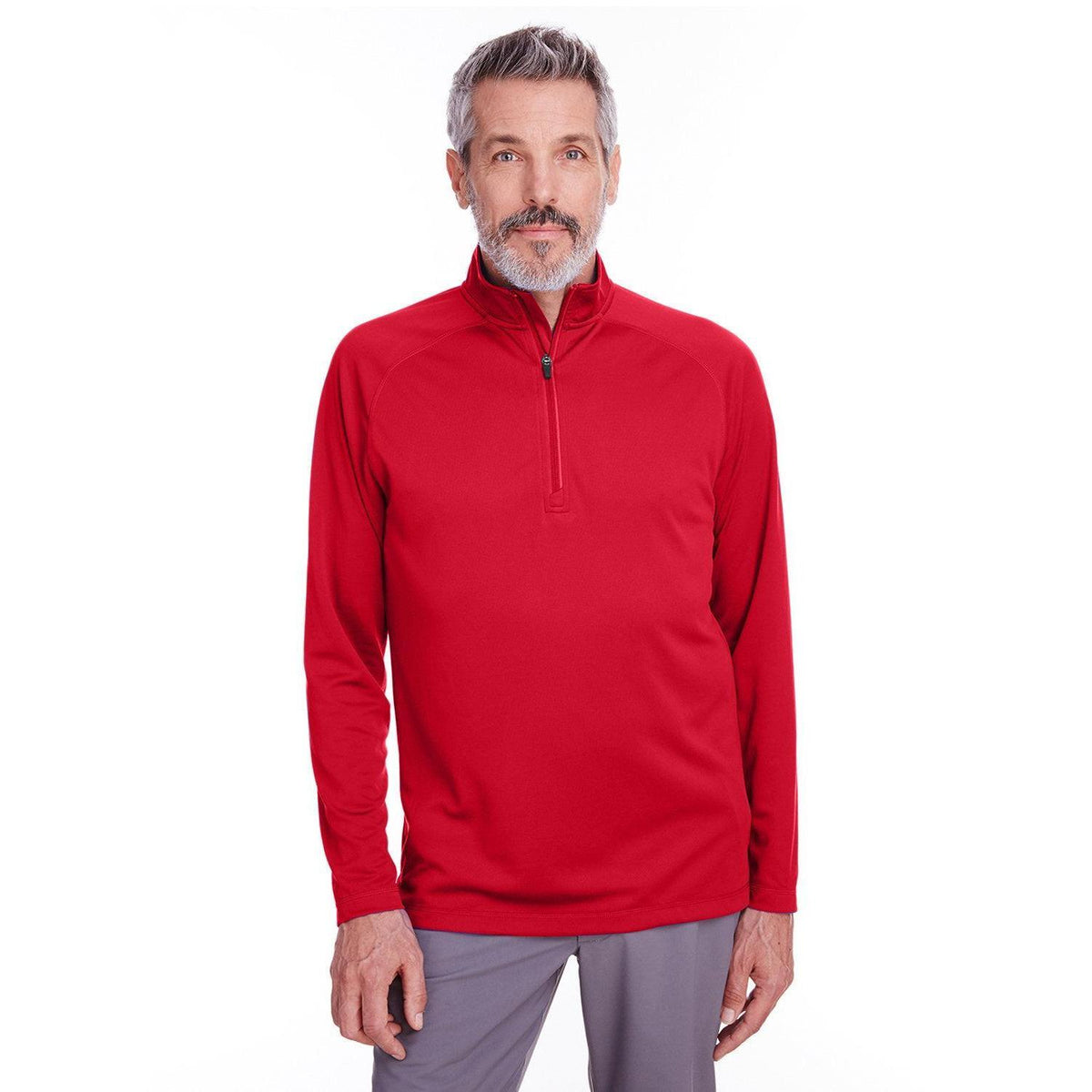logo-left Spyder Freestyle Half-Zip Pullover-Quarter Zips-Spyder-Red-S-Thread Logic