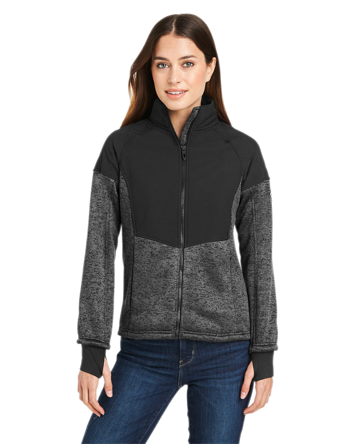 Spyder Ladies Passage Sweater Jacket-Ladies Jackets-Spyder-Polar-XS-Thread Logic