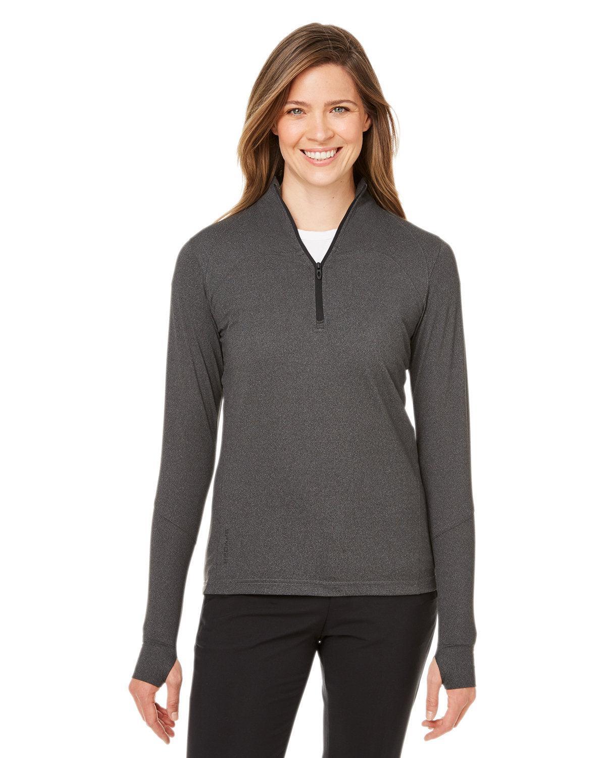 Spyder Ladies Spyre Quarter-Zip-Ladies Layering-Spyder-Black Frost-XS-Thread Logic