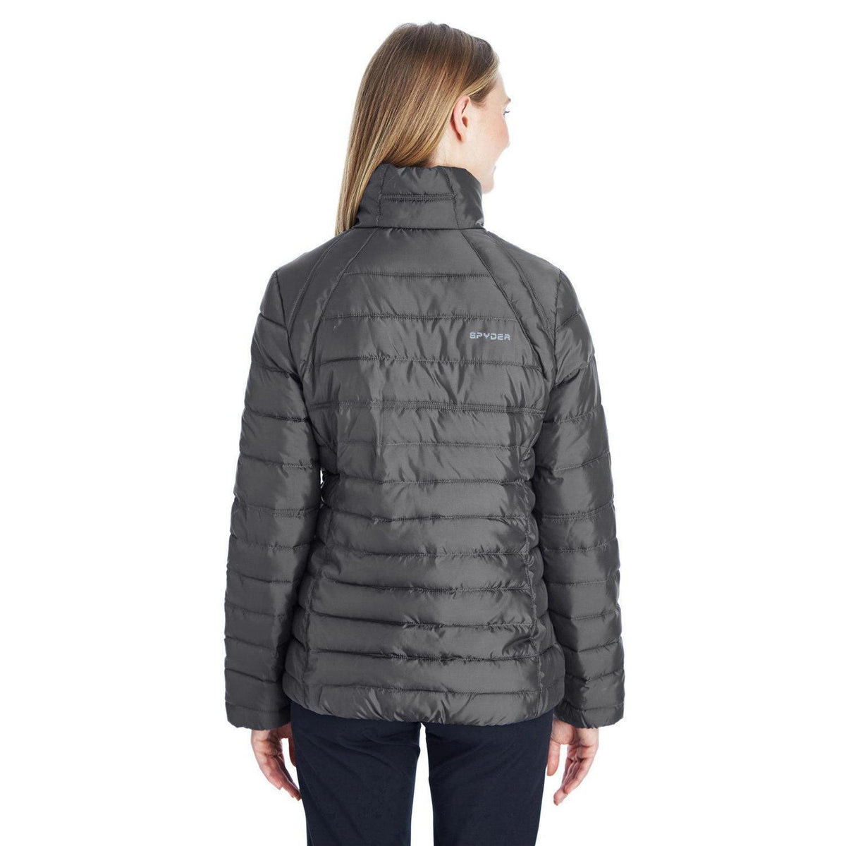 no-logo Spyder Women's Supreme Insulated Puffer Jacket-Ladies Jackets-Spyder-Thread Logic