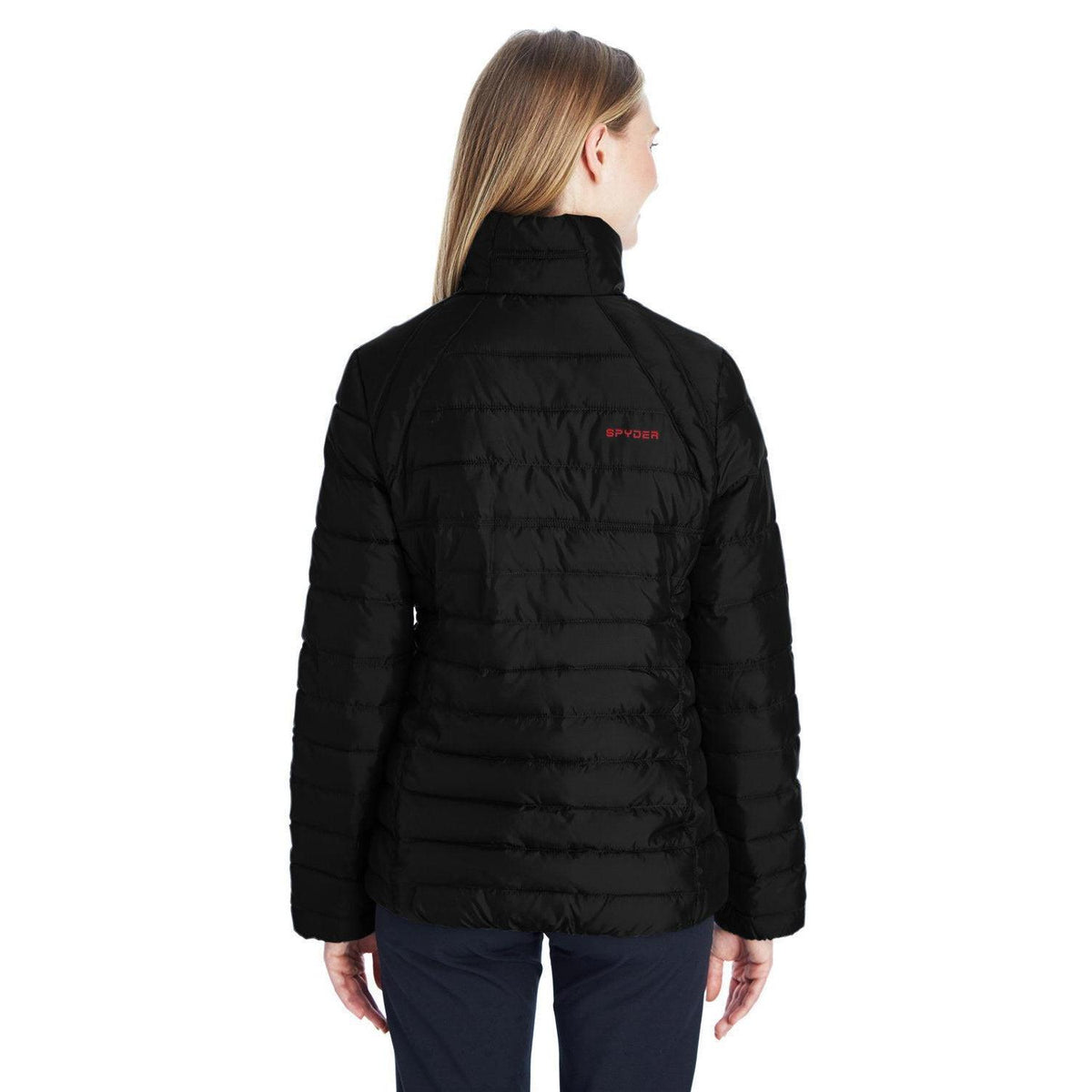no-logo Spyder Women's Supreme Insulated Puffer Jacket-Ladies Jackets-Spyder-Thread Logic