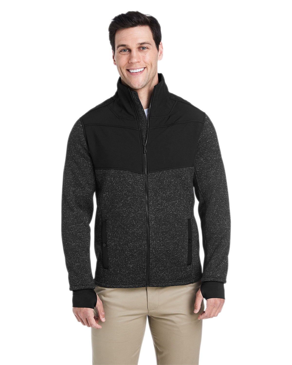 Spyder Passage Sweater Jacket-Men's Jackets-Spyder-Black-S-Thread Logic