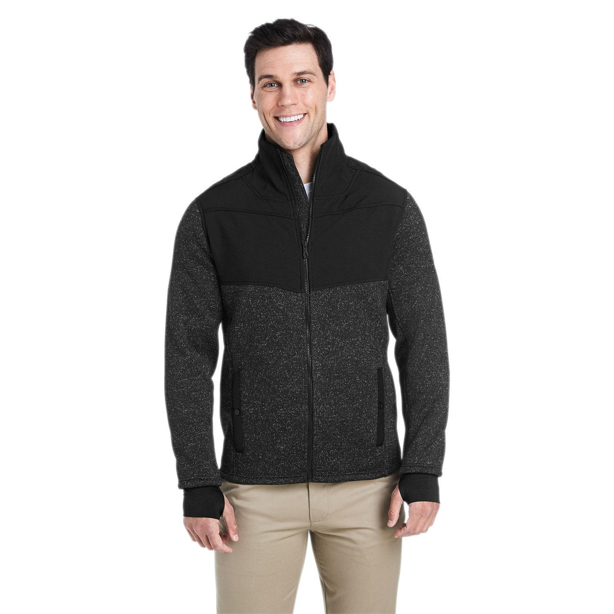 no-logo Spyder Passage Sweater Jacket-Men's Jackets-Spyder-Black-S-Thread Logic