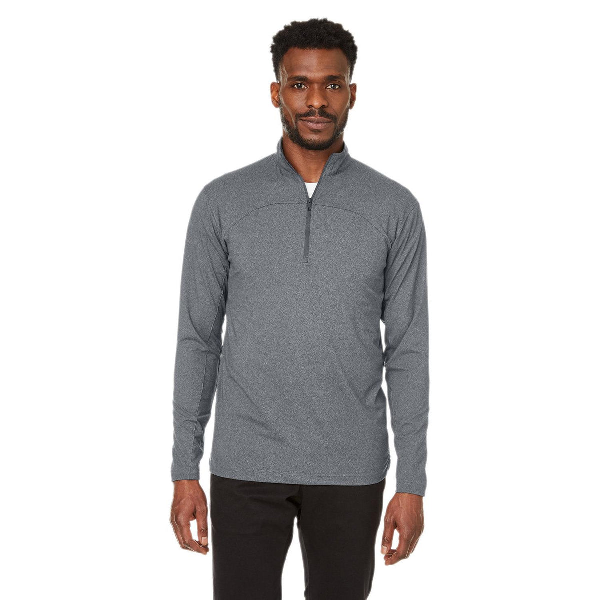 logo-left Spyder Spyre Quarter-Zip-Men's Layering-Spyder-Polar Frost-S-Thread Logic
