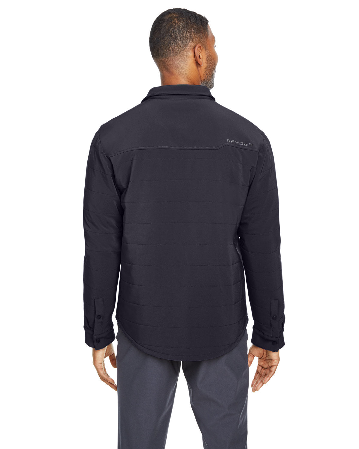 no-logo Spyder Transit Shirt Jacket-Men's Jackets-Spyder-Thread Logic