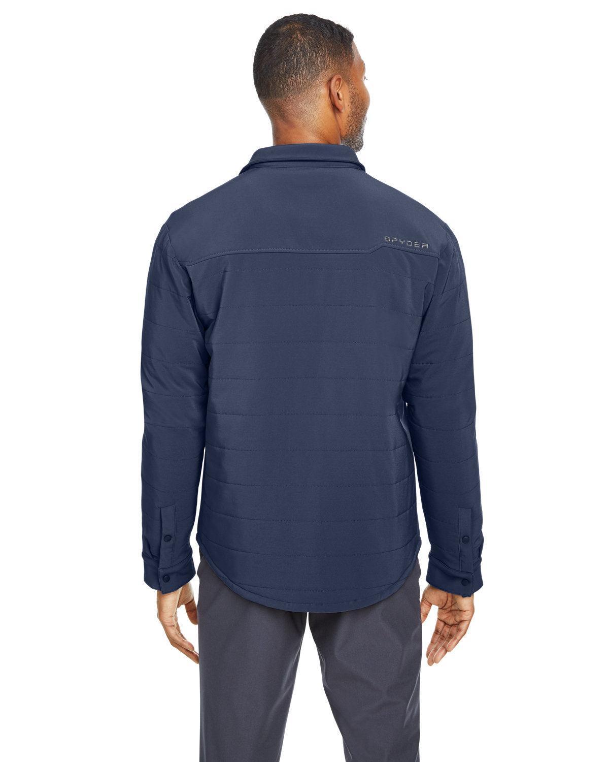 no-logo Spyder Transit Shirt Jacket-Men's Jackets-Spyder-Thread Logic
