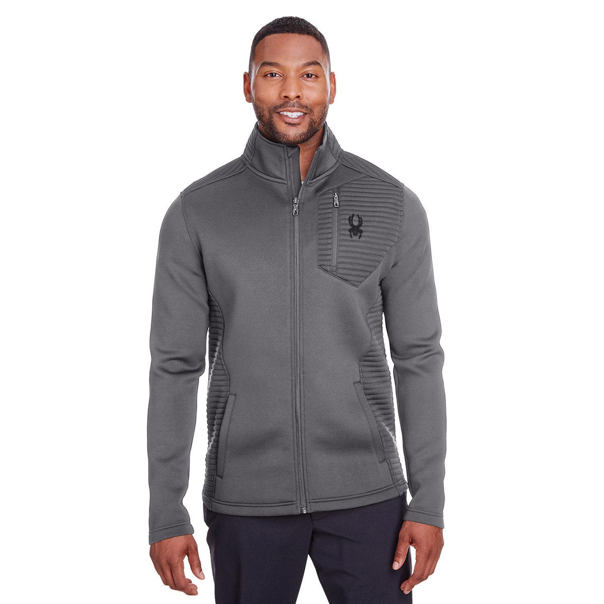 logo-right Spyder Venom Full-Zip Jacket-Men's Jackets-Spyder-Polar-S-Thread Logic