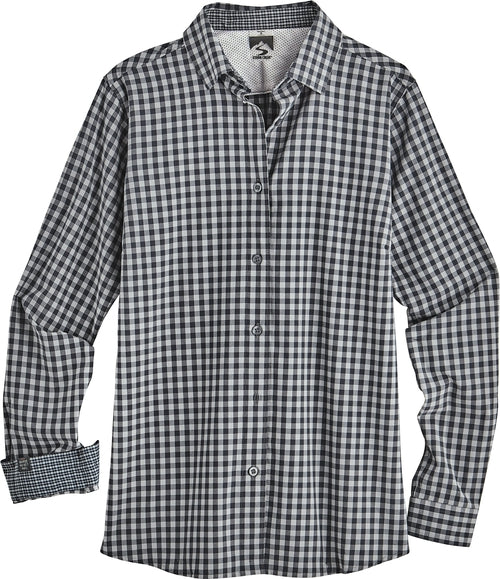 Storm Creek Ladies Influencer Gingham 4-Way Stretch Eco-Woven Shirt