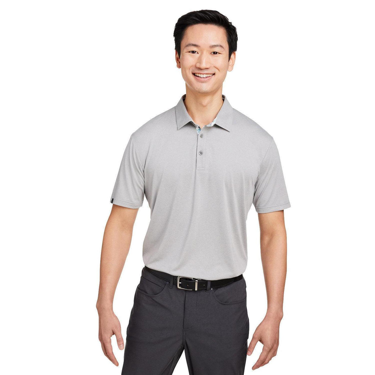 no-logo Swannies James Polo-Polos-Swannies Golf-Grey Heather-S-Thread Logic