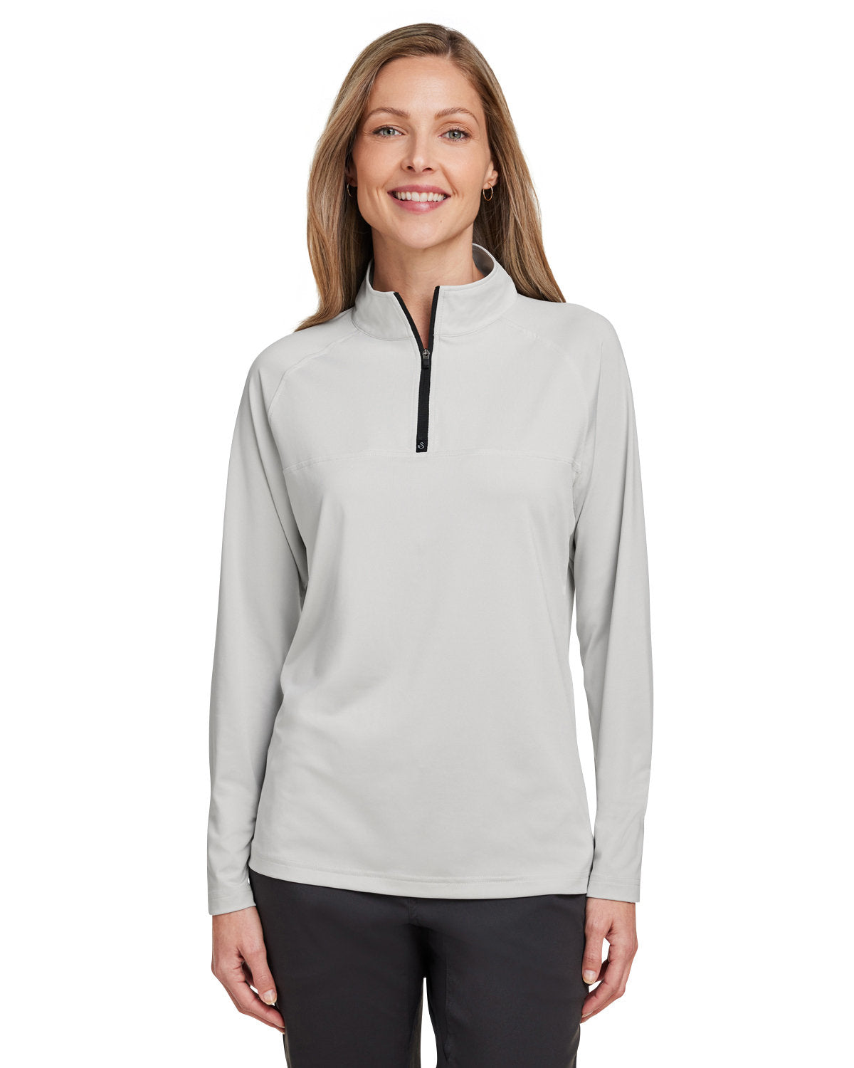 no-logo Swannies Ladies Cook Quarter-Zip-Knits and Layering-Swannies Golf-Glacier-XS-Thread Logic