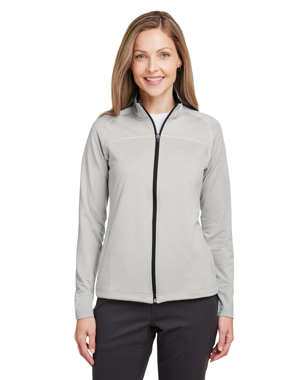 no-logo Swannies Ladies Cora Full-Zip-Knits and Layering-Swannies Golf-Glacier-XS-Thread Logic