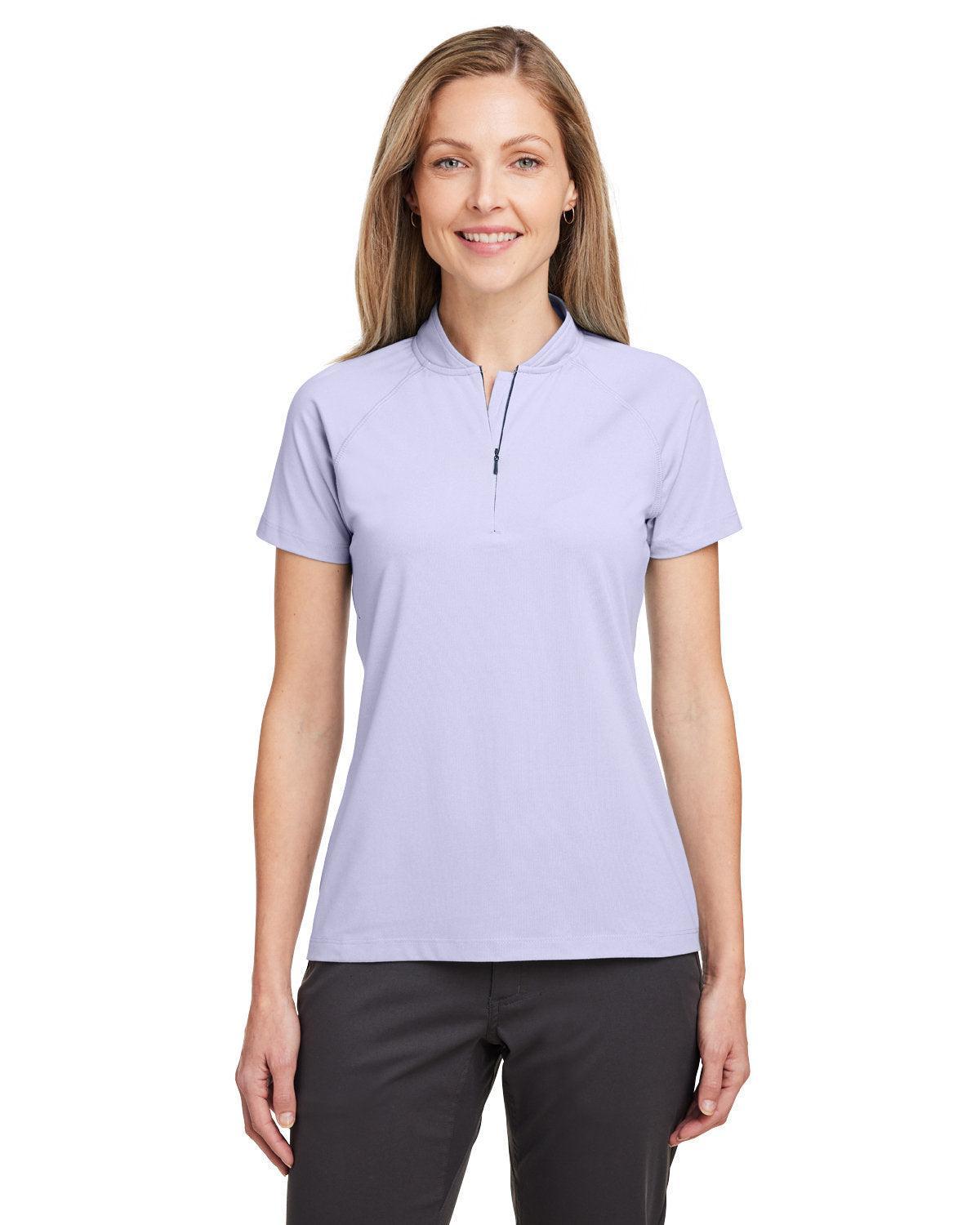 no-logo Swannies Ladies Quinn Polo-Polos-Swannies Golf-Lilac Grey Heather-XS-Thread Logic