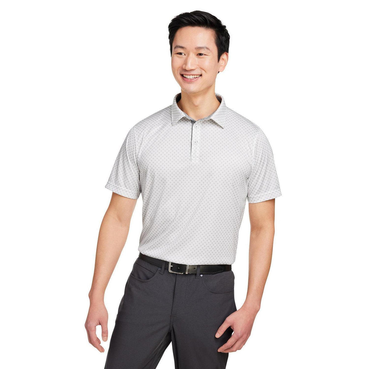 no-logo Swannies Phillips Polo-Polos-Swannies Golf-White/Grey-S-Thread Logic