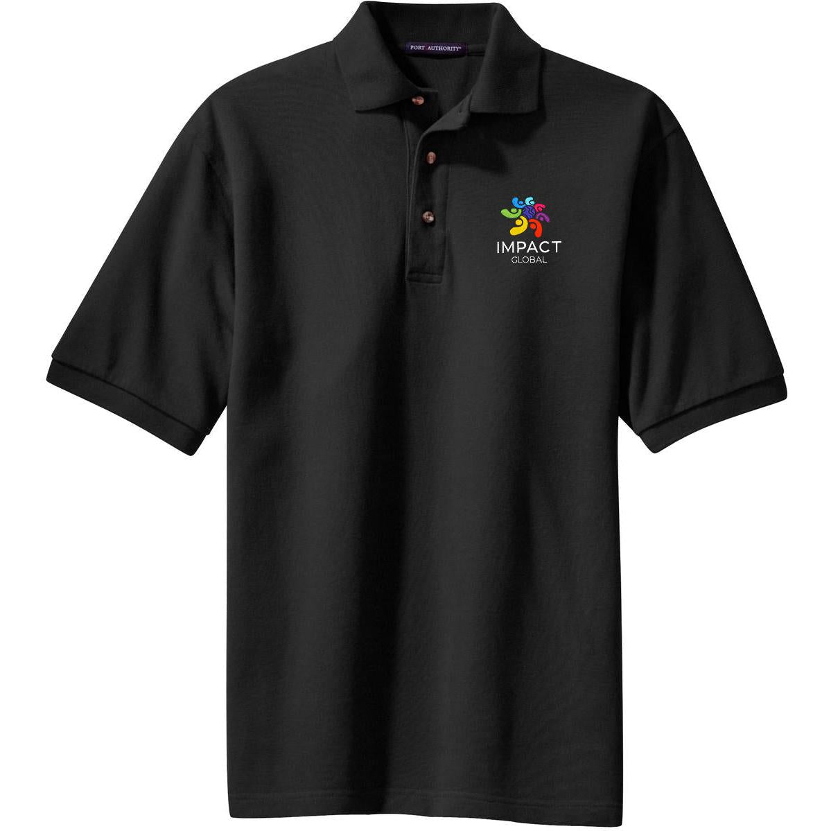 no-logo Port Authority Tall Pique Knit Polo Shirt-Regular-Port Authority-Thread Logic