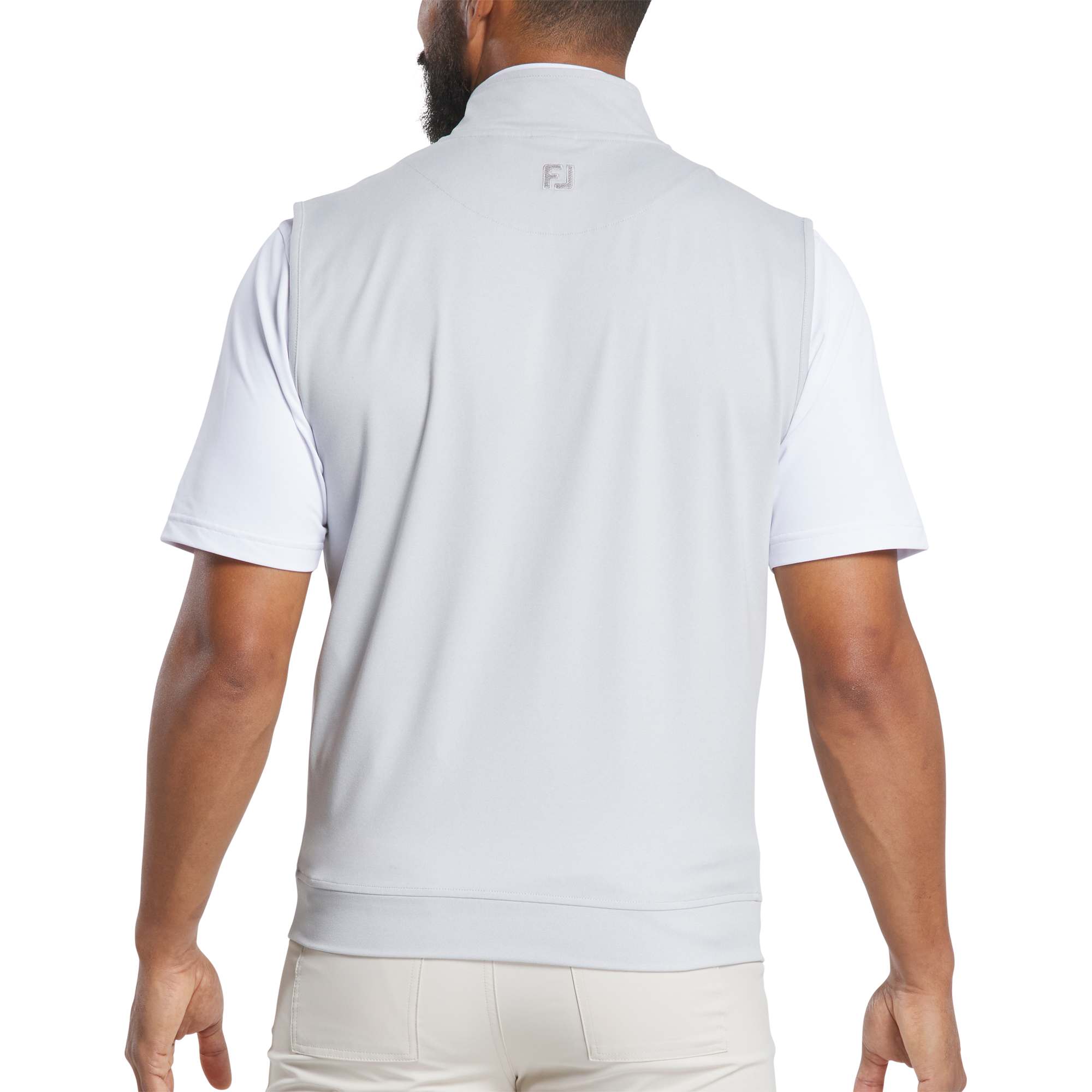 no-logo FootJoy Performance Quarter-Zip Golf Vest-FootJoy-Thread Logic