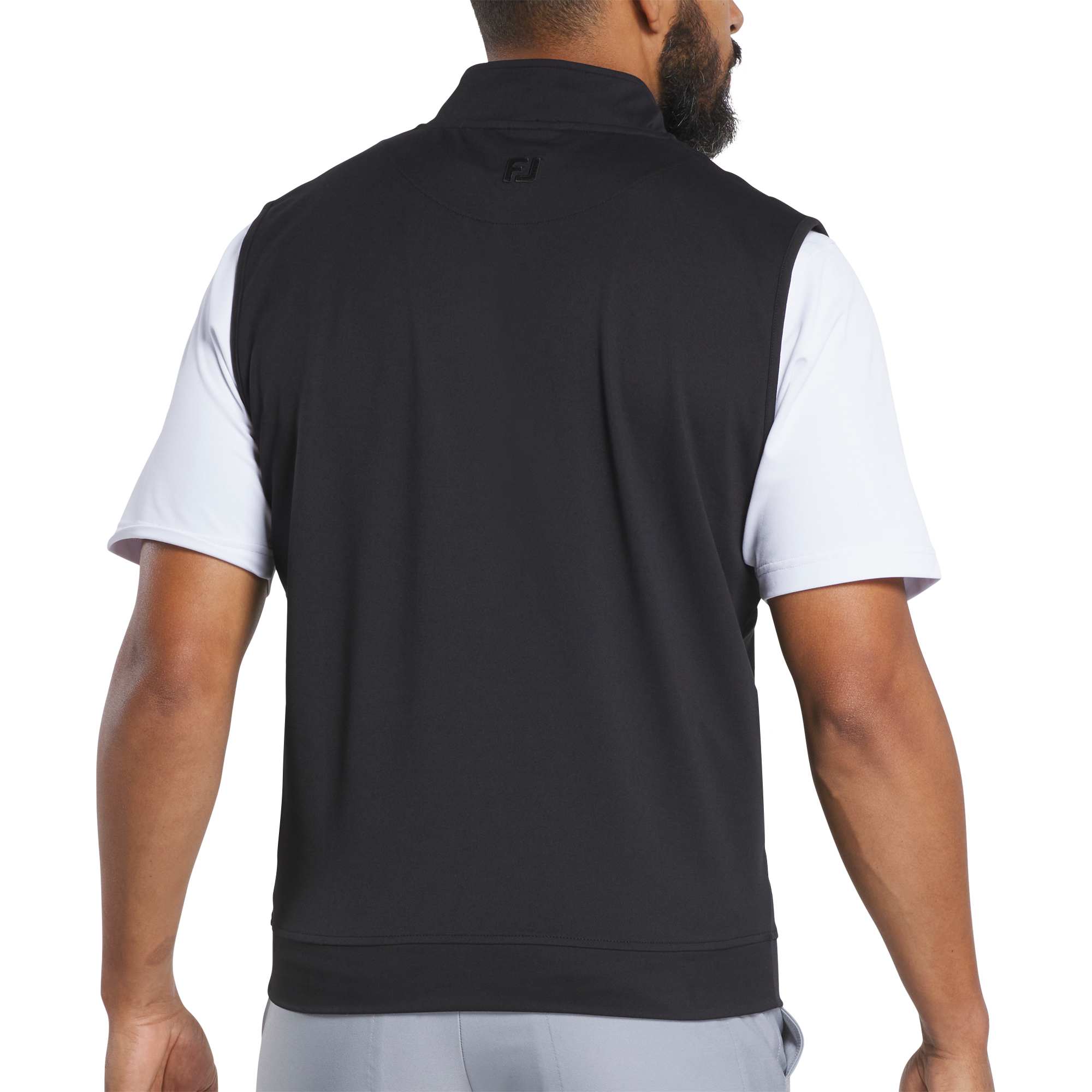 no-logo FootJoy Performance Quarter-Zip Golf Vest-FootJoy-Thread Logic