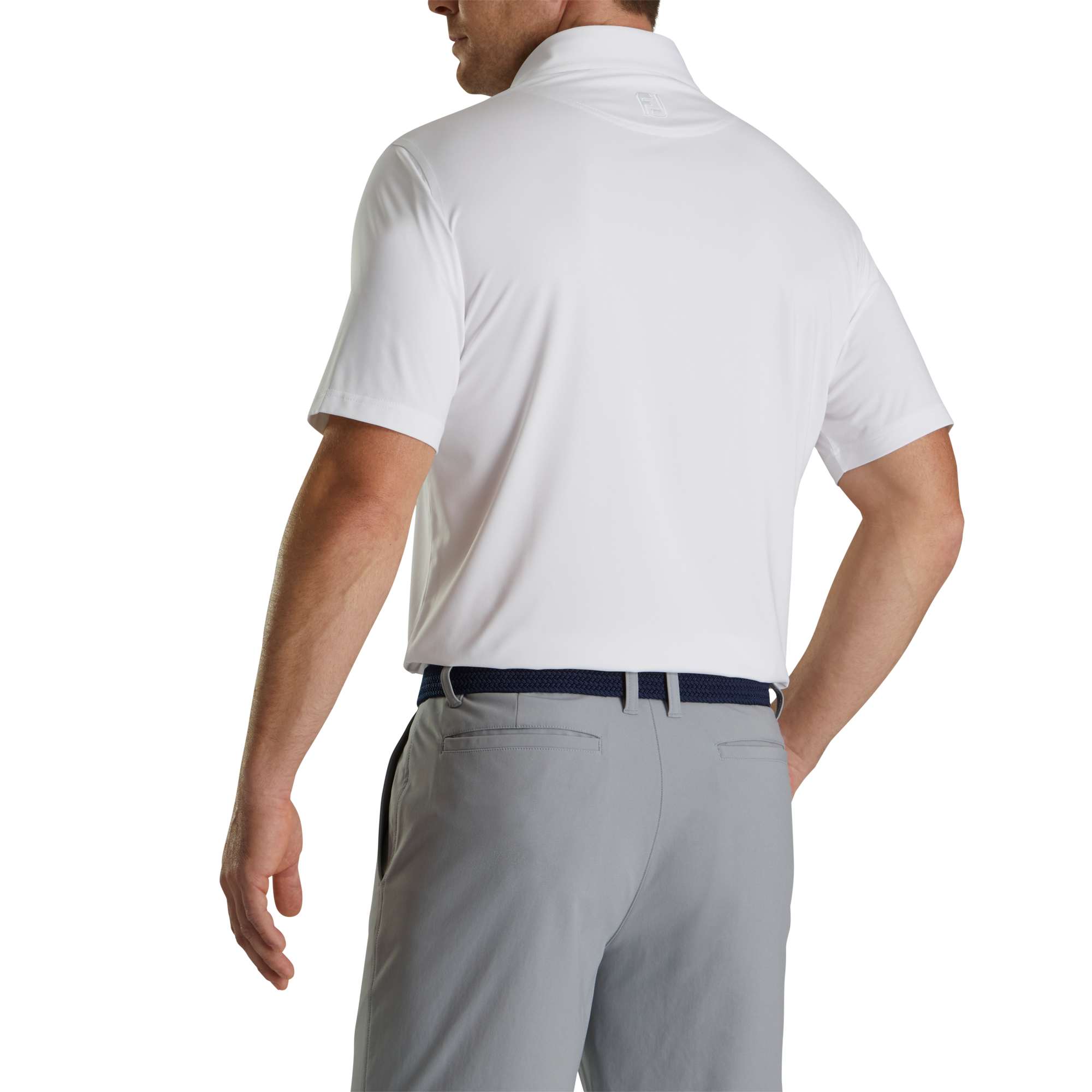 no-logo FootJoy Solid Lisle Performance Golf Polo-FootJoy-Thread Logic