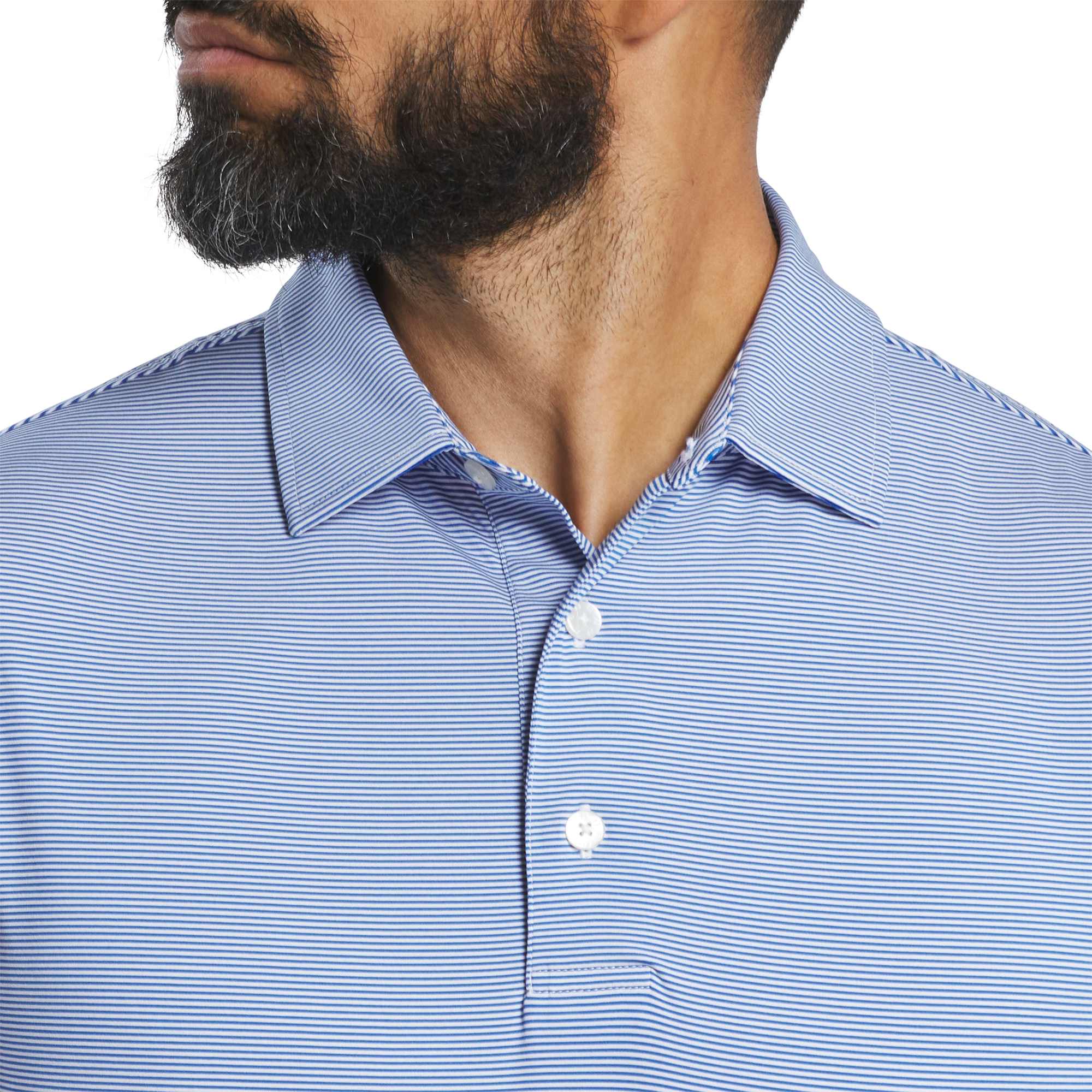 no-logo FootJoy MicroFeeder Stripe Performance Golf Polo-FootJoy-Thread Logic