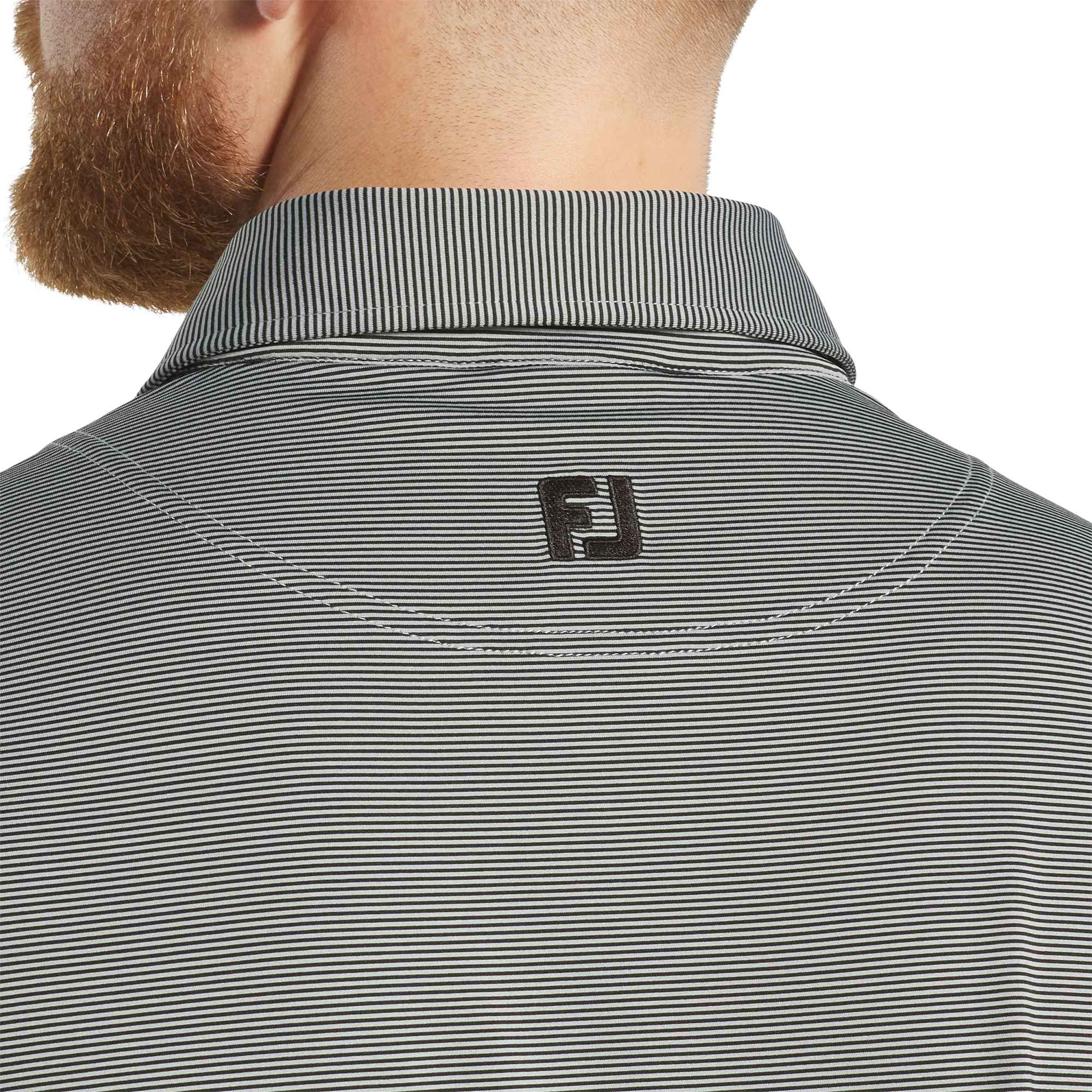 no-logo FootJoy MicroFeeder Stripe Performance Golf Polo-FootJoy-Thread Logic