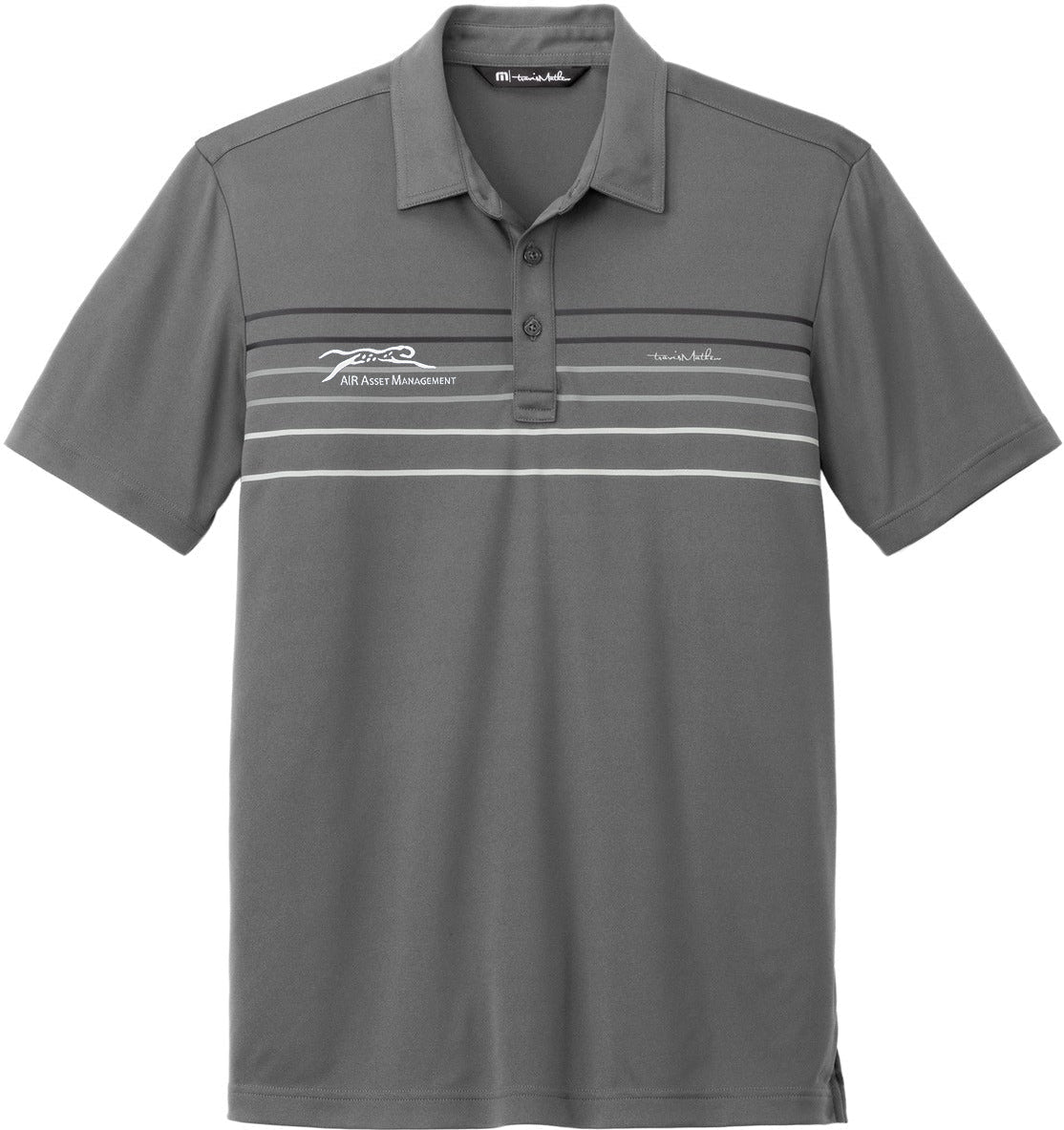TravisMathew Coto Performance Chest Stripe Polo With Custom