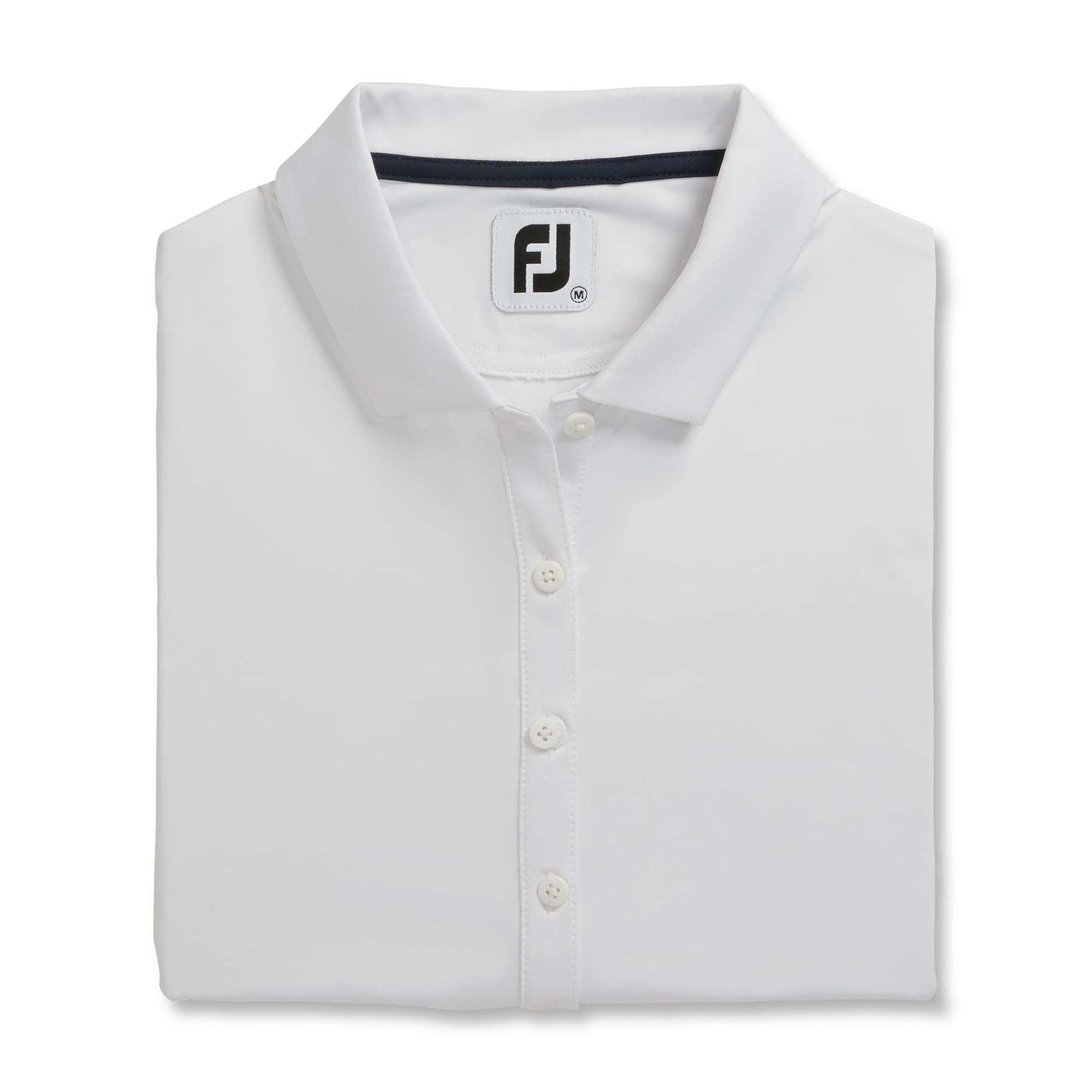 no-logo FootJoy Ladies Solid Lisle Performance Golf Polo-FootJoy-Thread Logic