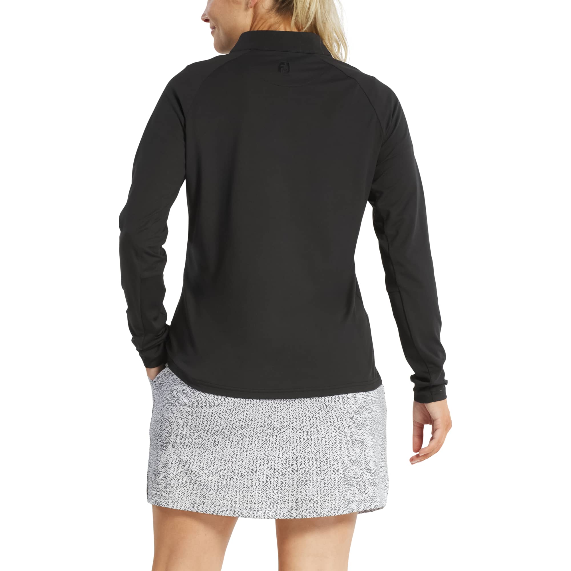 no-logo FootJoy Ladies Performance Quarter-Zip Pullover-FootJoy-Thread Logic
