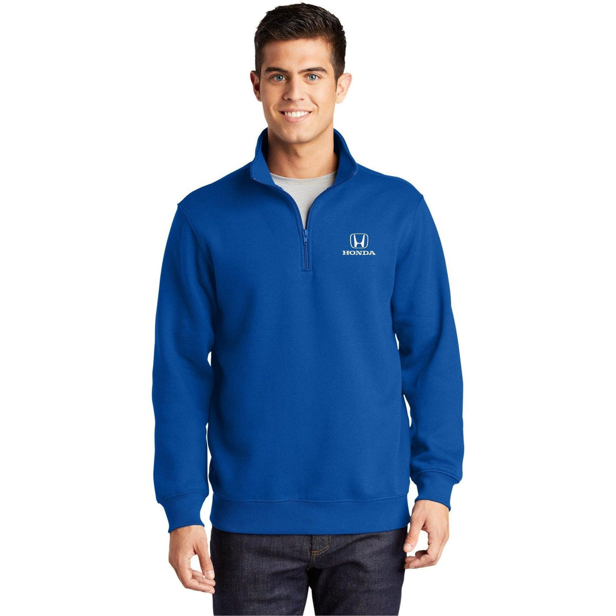 no-logo Sport-Tek Tall 1/4 Zip Sweatshirt-Quarter Zips-Sport-Tek-Thread Logic
