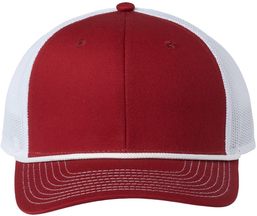 The Game Everyday Rope Trucker Cap-Apparel-The Game-Cardinal/ White-Adjustable-Thread Logic